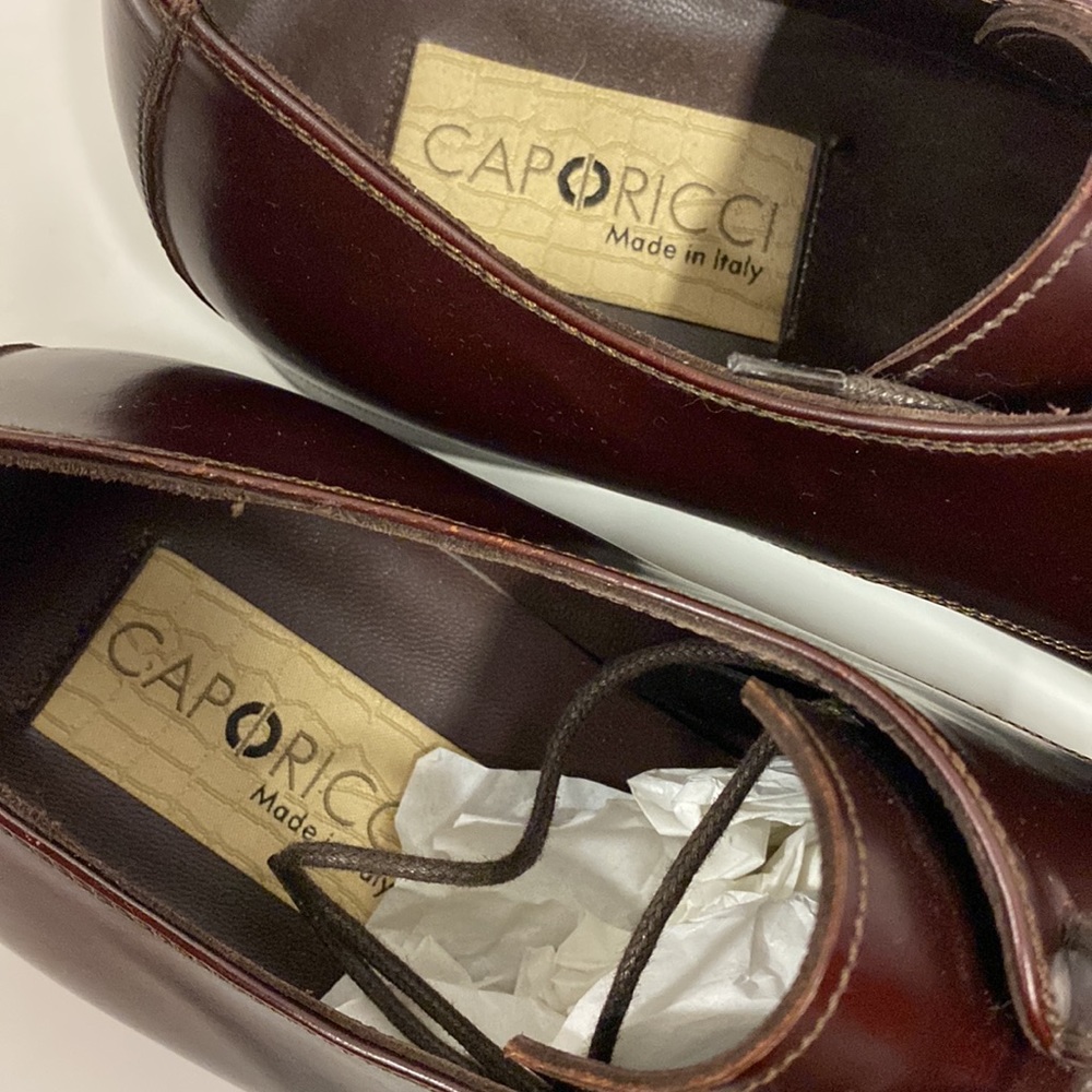 CAPORICCI 1115 calf leather size 8 espresso shoe - Picture 6 of 11